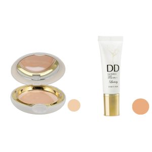 پنکیک پیرونا مدل یدک دار شماره 26 به همراه کرم پودر پیرونا مدل DD شماره 04