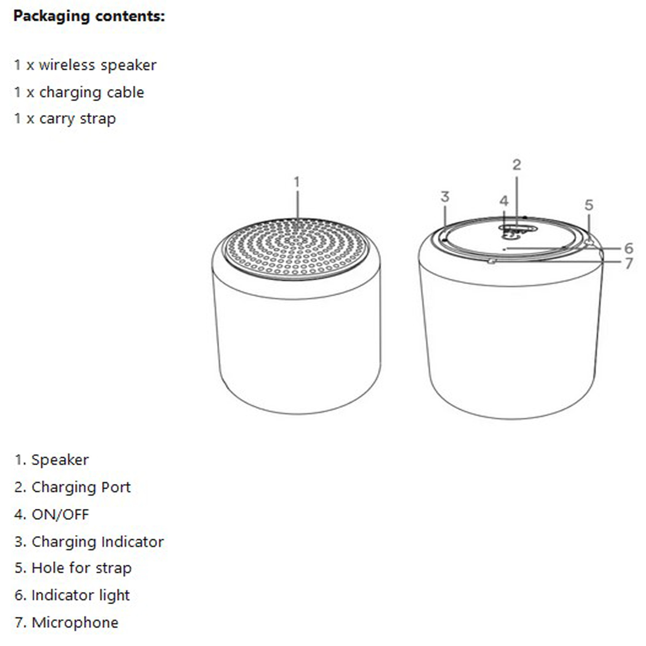 اسپیکر بی سیم کوتون آن مدل Rubi