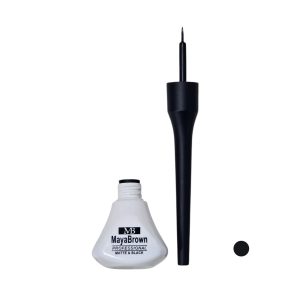 خط چشم مایا براون مدل مویی مات